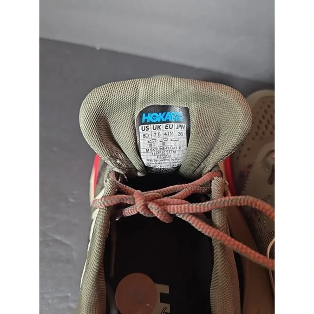 Hoka One One Mens 8d, Skyline,float X hiking Shoe, Tennis Sneakers